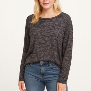 Wilfred Free Arizona Long Sleeve T Shirt Reposa Oversize XS Burgundy Cognac